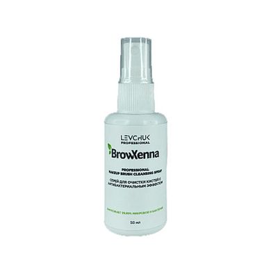 BrowXenna Brush cleaning spray with antibacterial effect, 50 ml
