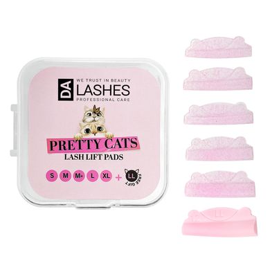 Dalashes Валики для ламінування вій Pretty Cat, 6 пар в інтернет магазині Beauty Hunter