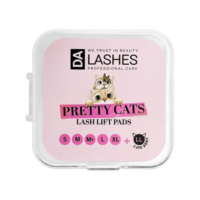 Dalashes Pads for Lash Lifting Pretty Cat, 6 pairs