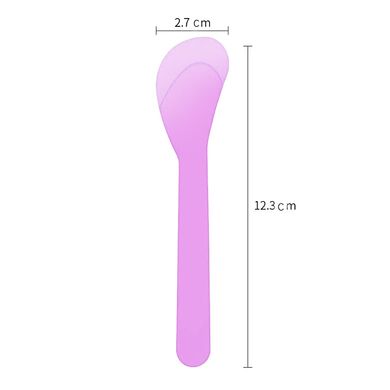 Cosmetic spoon-spatula, purple
