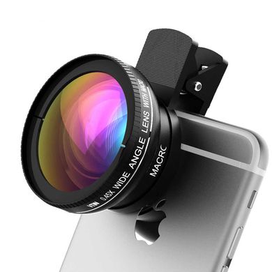 Лінза для телефону 2 в 1 - 0,45X Phone Lens (Ширококутова + Макро) в інтернет магазині Beauty Hunter