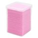 Pink lint-free napkins, 200 pcs 1 of 2