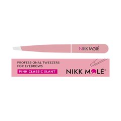 Nikk Mole Пинцет для бровей классический, розовый в интернет магазине Beauty Hunter
