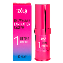 Zola Состав №1 для ламинирования Lifting Pink Gel, 10 мл в интернет магазине Beauty Hunter