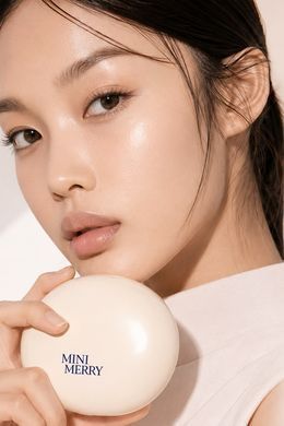 Mini Merry Tinted Cushion with Centella and Niacinamide with Case Long Wear Cushion No. 19 Pure 13 g