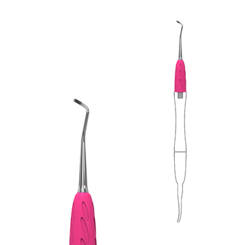 Część zamienna szpatułki kiretowej do pedicure wygięta w prawą stronę Staleks Pro Combo UNIQ 32 w sklepie internetowym Beauty Hunter