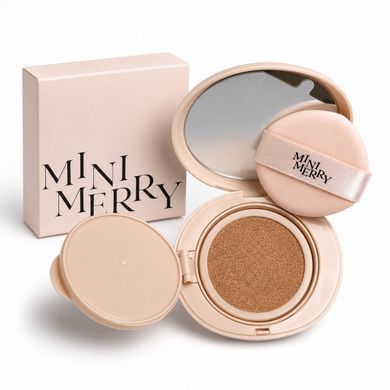 Mini Merry Tinted Cushion with Centella and Niacinamide with Case Long Wear Cushion No. 19 Pure 13 g