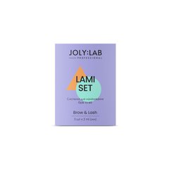 JolyLab Система для ламинирования бровей и ресниц 3 Шага в одном наборе, 2*3 мл в интернет магазине Beauty Hunter