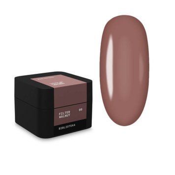 Моделюючий гель Biblioteka, Builder Gel, #08 Walnut FILTER, 15 мл в інтернет магазині Beauty Hunter