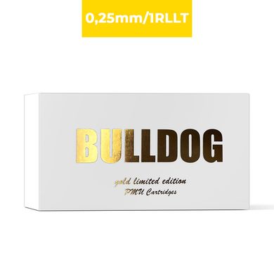 Bulldog Zestaw wkładów do tatuażu GOLD Limited for PMU 0,25/1RLLT, 10 szt w sklepie internetowym Beauty Hunter