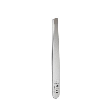 Lovely Brows Eyebrow Tweezers, Classic, Silver