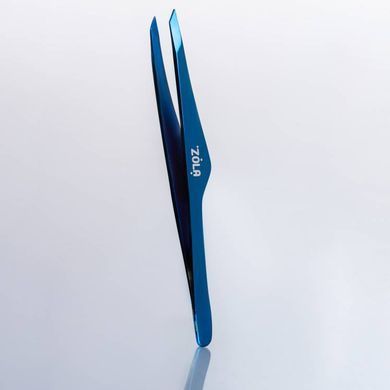 Pincet Zola profesjonalny do brwi skośny seria premium Blue w sklepie internetowym Beauty Hunter