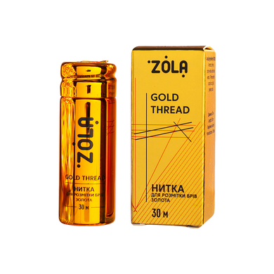 Zola Gold Thread For Brows 30 m