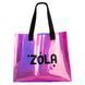 Torba Zola Shopper R&oacute;żowa Holograficzna Z Czarnymi Uchwytami 1 z 3